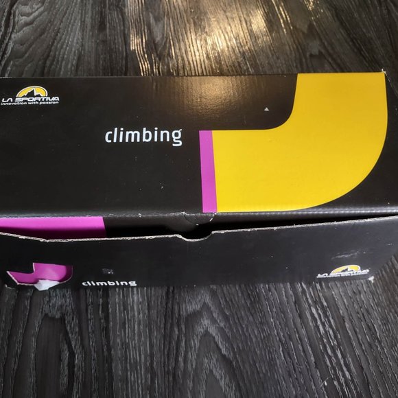 La Sportiva - Kubo Climbing Shoes - Goji Neon (US Mens 9) - Picture 7 of 8